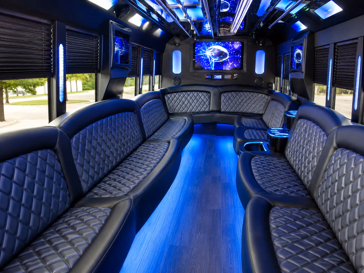 find meriden wedding party bus rental