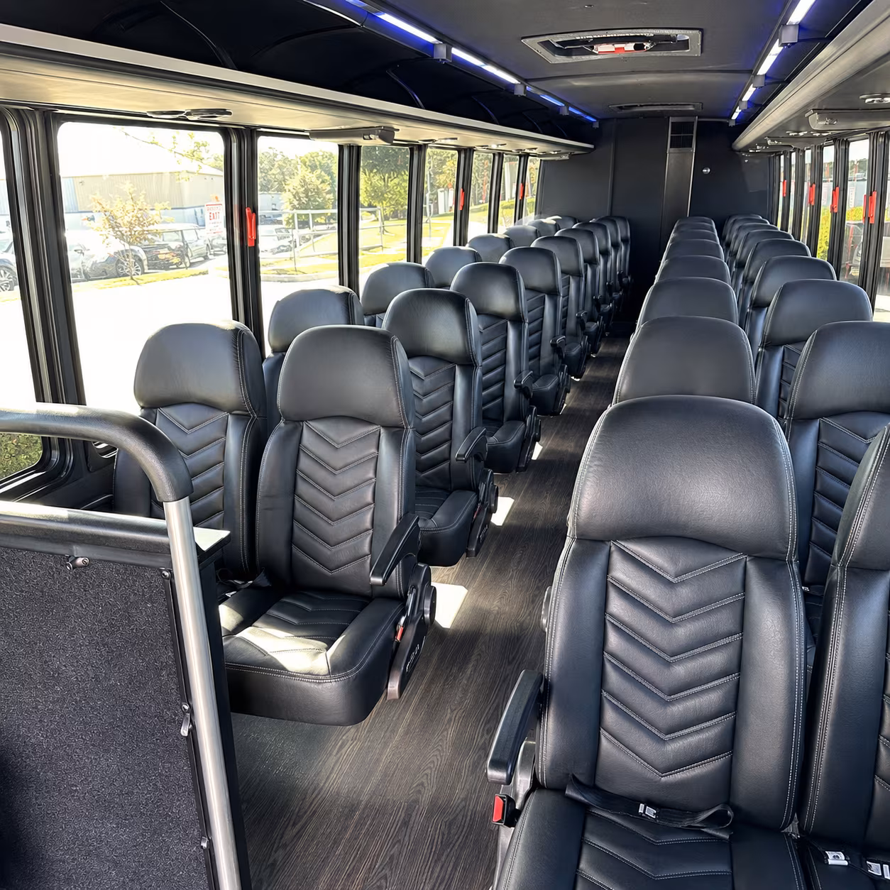 meriden religious group transportation onboard seating