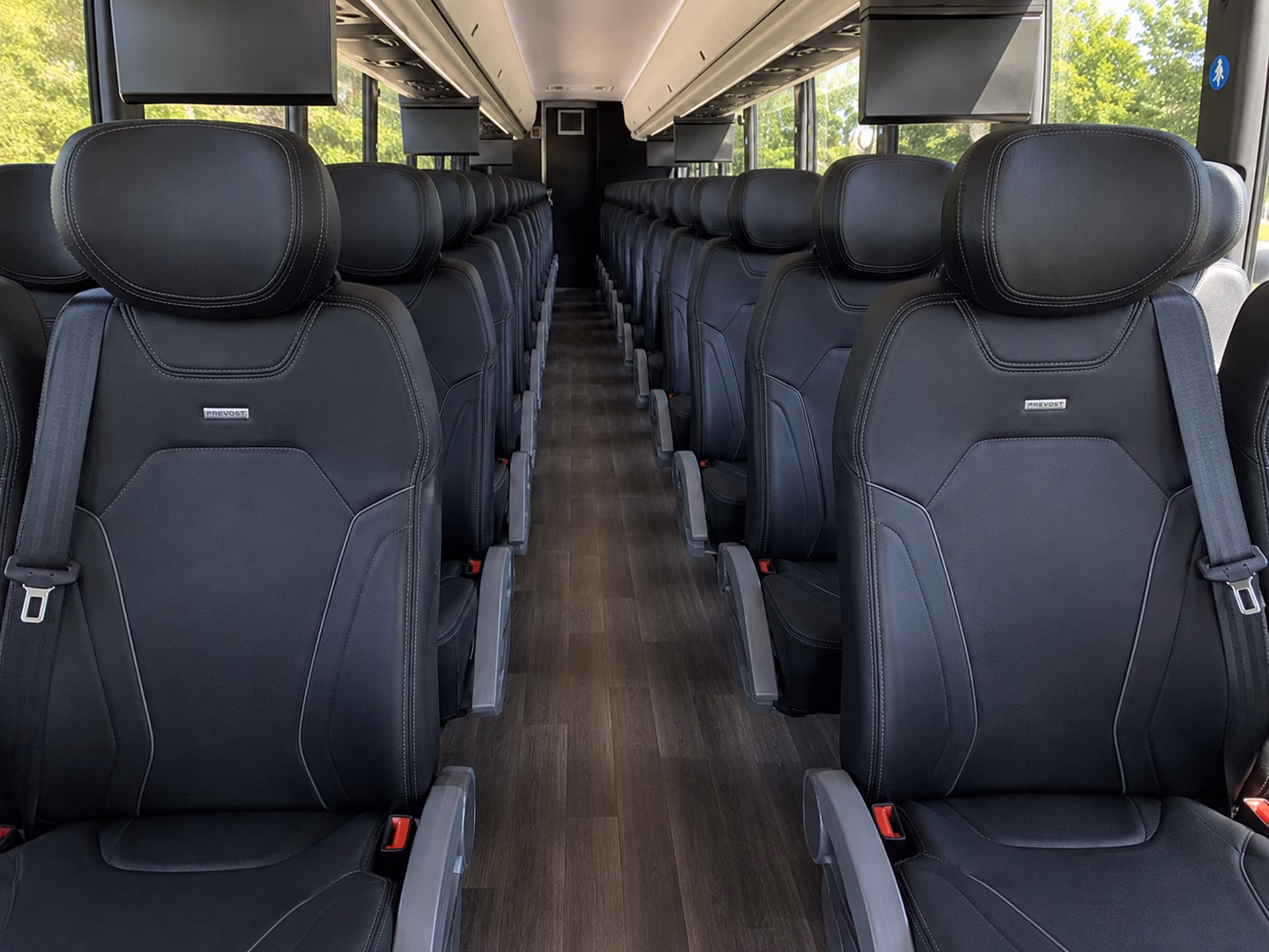 springfield charter bus rental interior