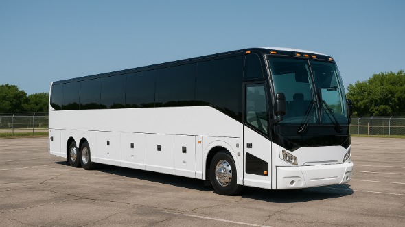 Exterior of Charter Bus Company Springfield's 50 Passenger Charter Bus in Springfield